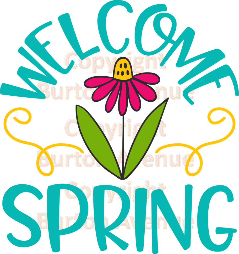 Welcome Spring (1000x1065), Png Download
