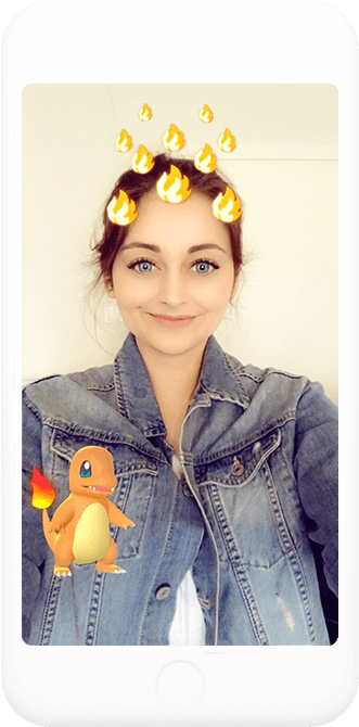 Discover - Charmander (358x697), Png Download