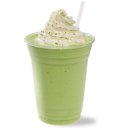 Matcha Green Tea - Ice Blended Green Tea Png (600x469), Png Download