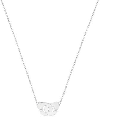 Dinh Van R8 Menottes Gold Necklace - Dinh Van 601202 (580x580), Png Download