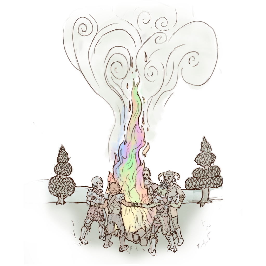 Campfire Lane Concept Art - Portable Network Graphics (1024x1024), Png Download