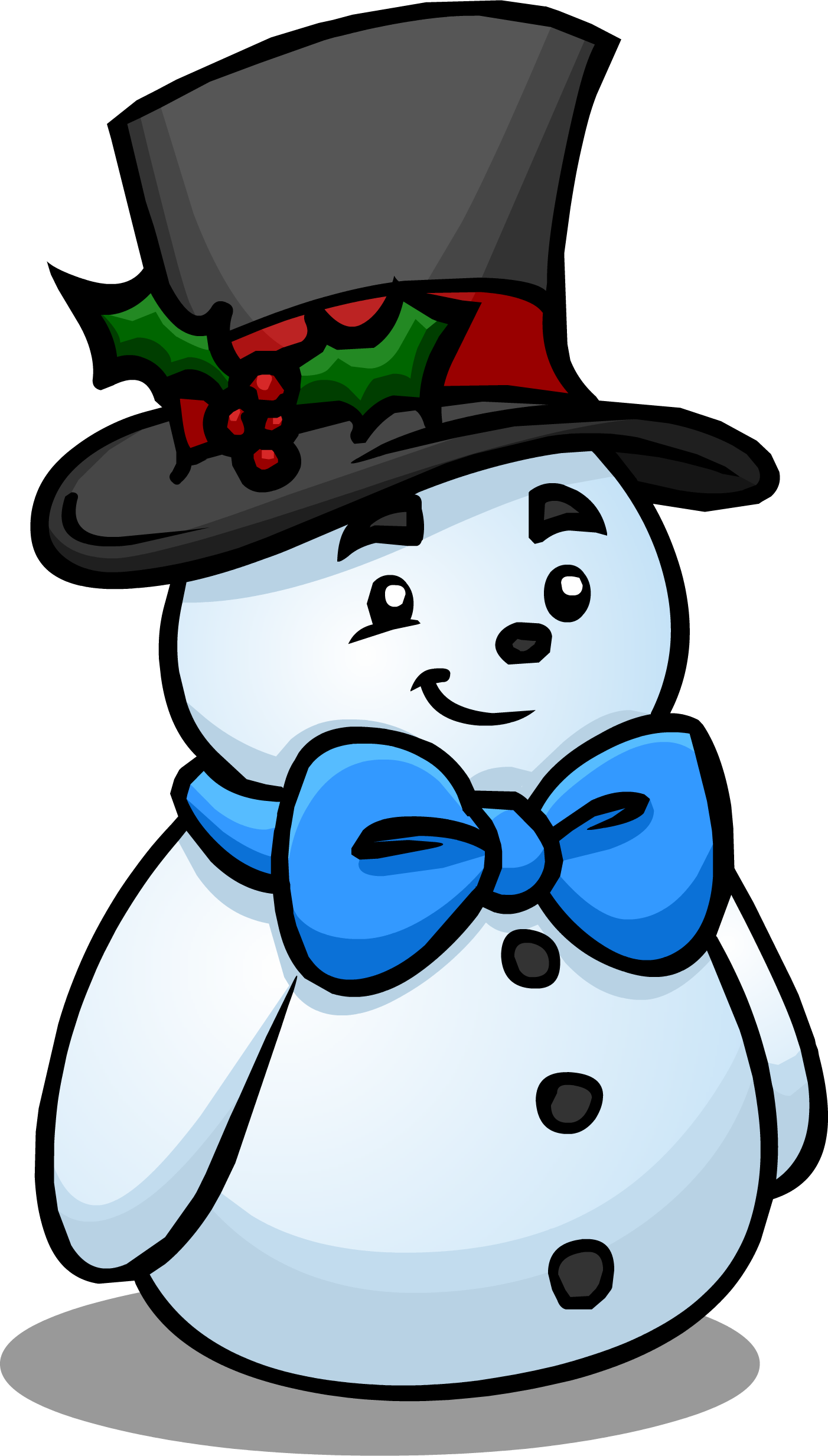 Top Hat Snowman Sprite 008 (1402x2465), Png Download