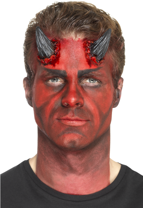 Latex, Devil Horns - Horn Prosthetics (525x700), Png Download