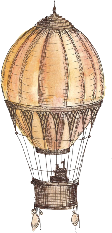 Click Here - Hot Air Balloon (400x818), Png Download