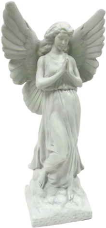 Sculptural Gardens 23-inch Guardian Angel Statuary - Greek Statue Angel Png (480x480), Png Download
