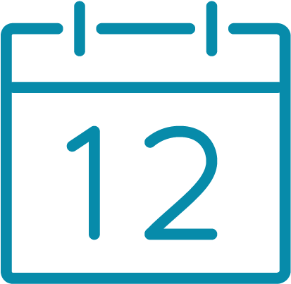 Calendaracs-01 - Electric Blue (938x938), Png Download