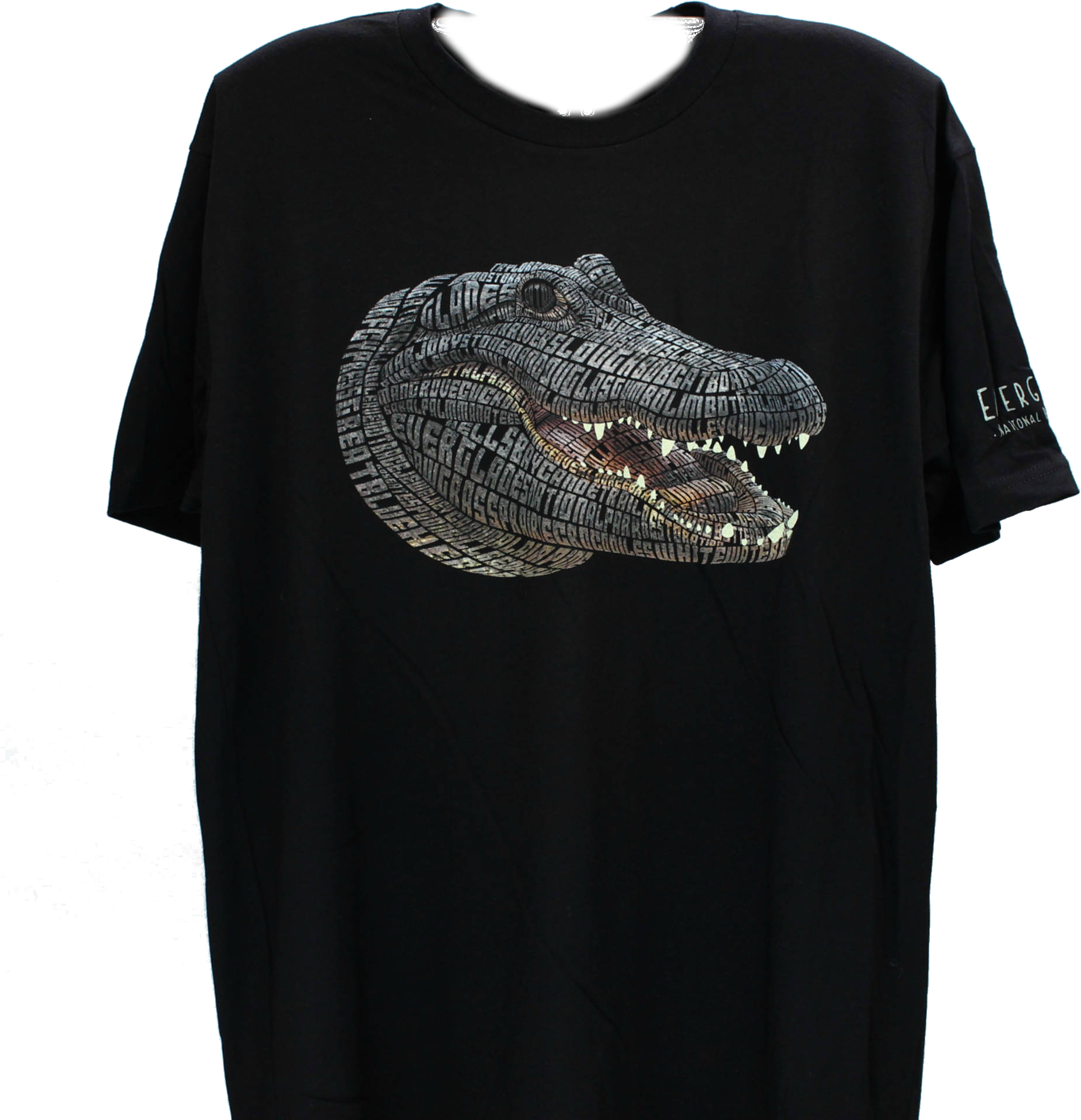 T-shirt Everglades Alligator Sm - Filigree (2000x2000), Png Download