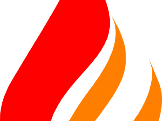 Flame Clipart Red Flame (640x480), Png Download