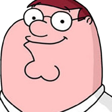 Peter Griffin's Driving Game - Characters With Butt Chins (372x373), Png Download