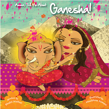 Books On Lord Ganesha Amma Tell Me About Ganesha - Amma, Tell Me About Ganesha! By Bhakti Mathur (390x390), Png Download