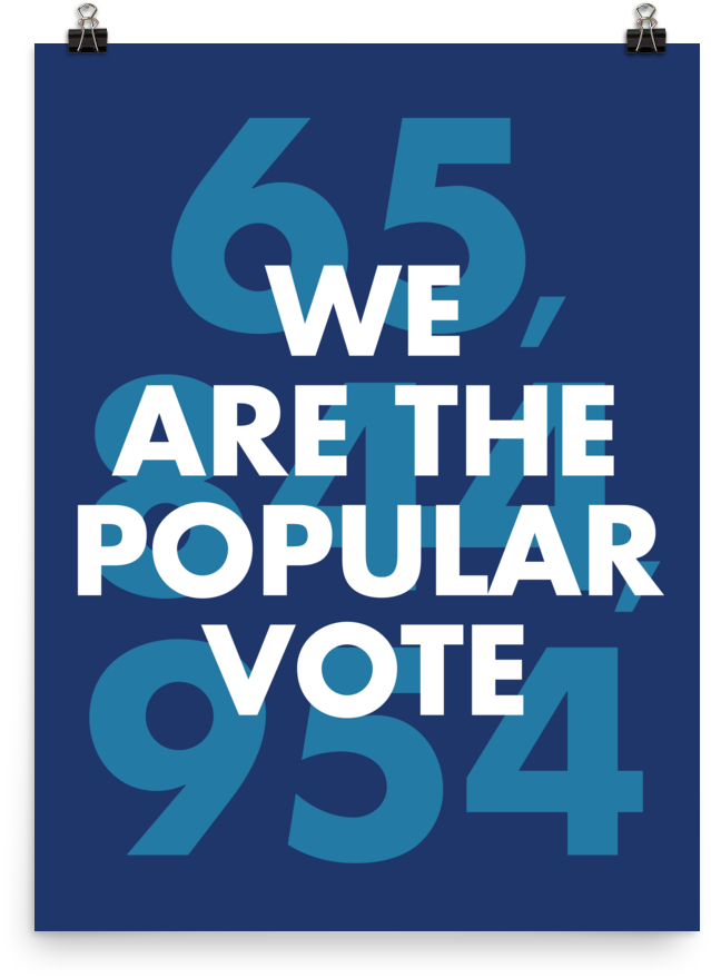 We Are The Popular Vote (1000x1000), Png Download