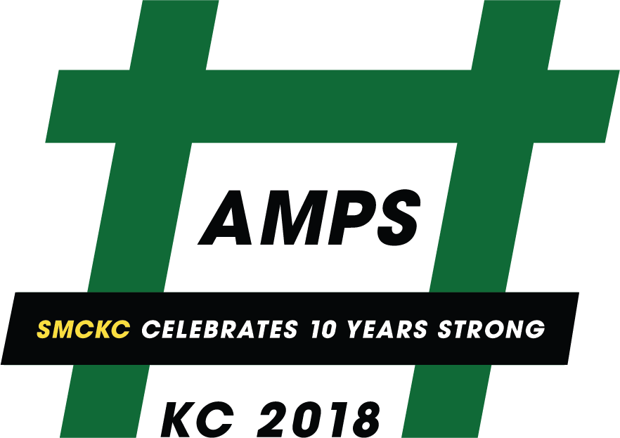 2018 Amps Logos Gr-bl - Social Media Club (882x623), Png Download