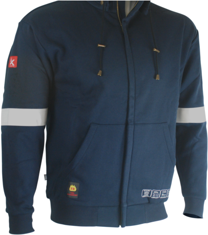 Sweatshirt Navy With Zipper And Detachable Hood Fr - Sweatshirt (600x600), Png Download
