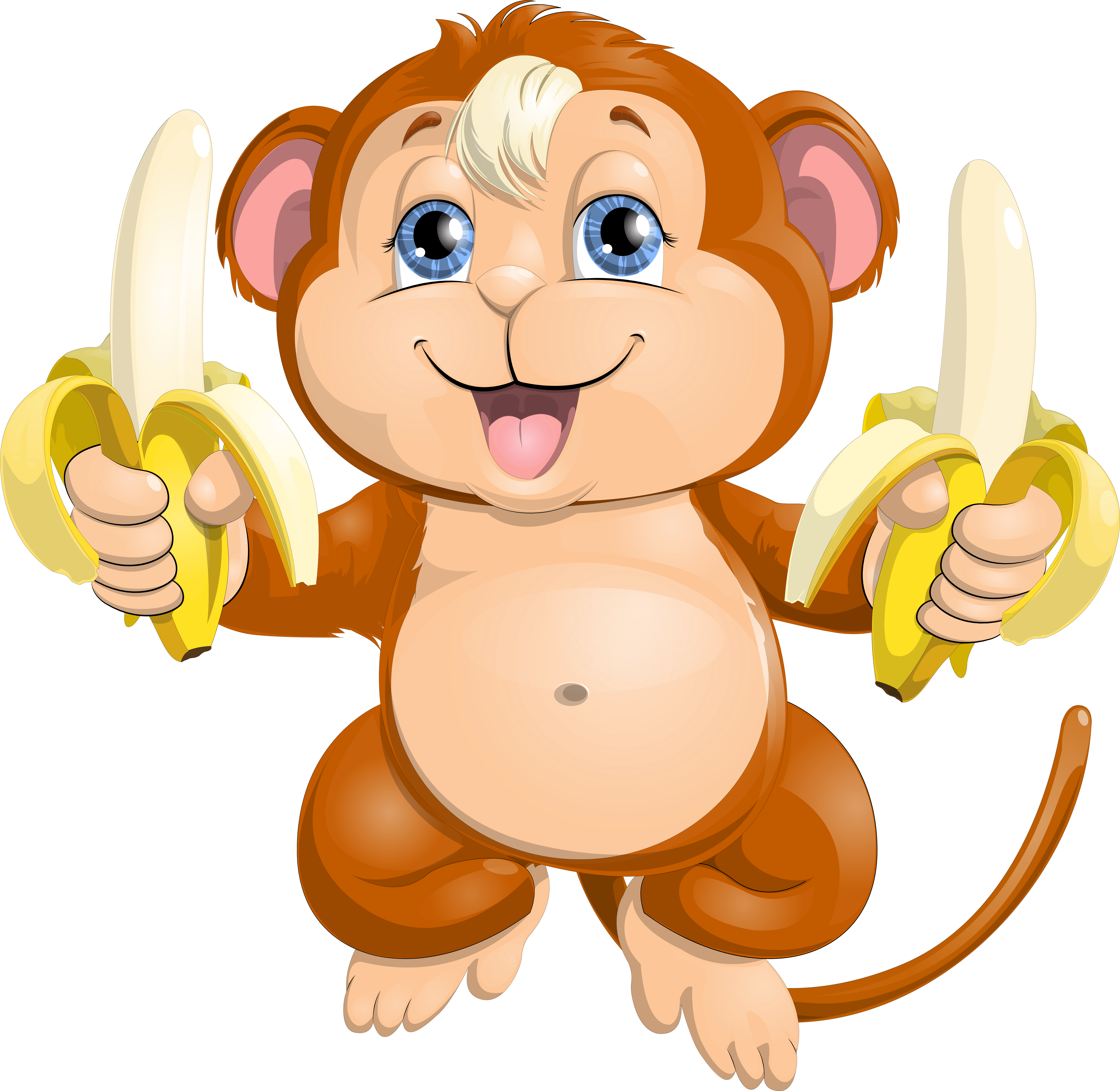 Monkey Png (6140x5971), Png Download