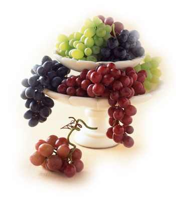 The Queen Of Fruits - Grapes In Bowl Png (350x411), Png Download