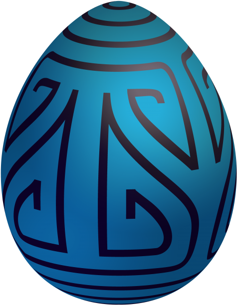 Free Png Easter Blue Decorative Egg Png Images Transparent - Portable Network Graphics (480x619), Png Download
