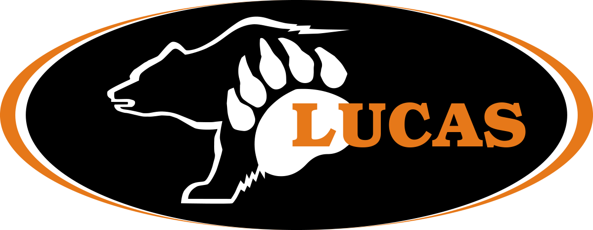 Lucas Cubs Logo - Lucas High School Logo (1199x465), Png Download