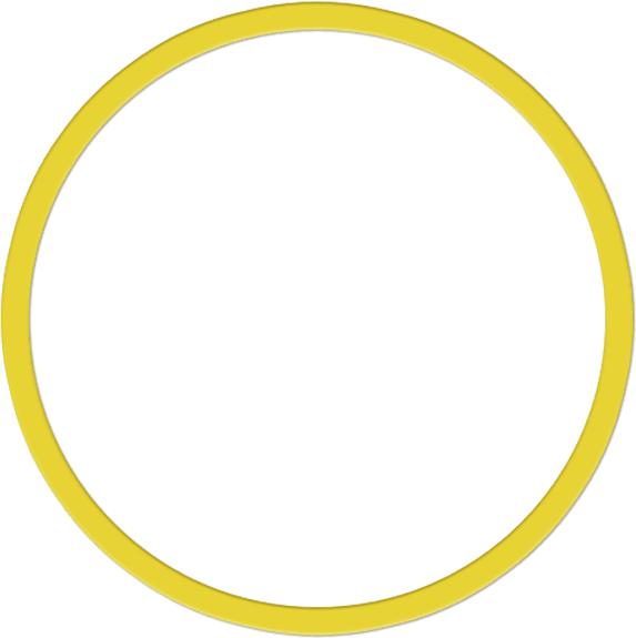Yellow Circle Outline - Rhythmic Gymnastics (573x575), Png Download