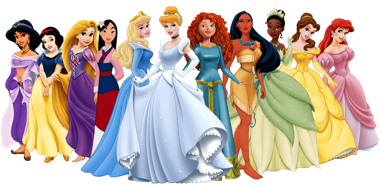 Disney Princess - Disney Princesses (1228x608), Png Download