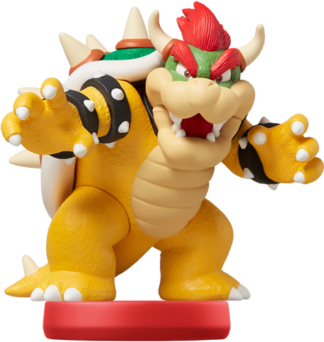 Super Mario V1 - Mario Party 10 Bowser Amiibo (640x480), Png Download