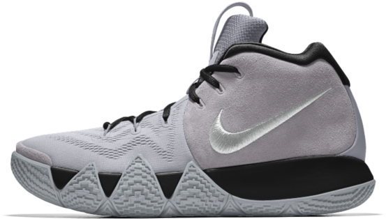 Kyrie 4 Shoes White Kyrie 4 Id Men S Basketball Shoe - Kyrie 4 Dominant White And Black (640x640), Png Download