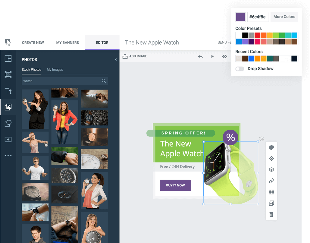 Download Easy To Use Drag And Drop Banner Maker Drag And Drop