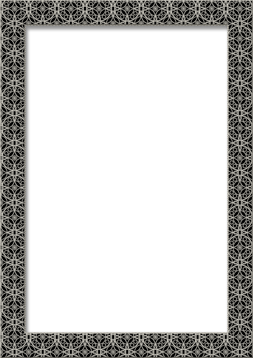 Frame,photo - Black-and-white (500x707), Png Download