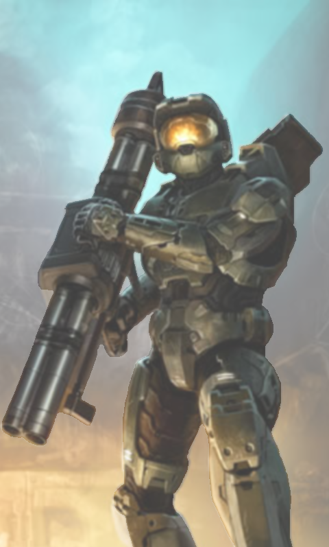 Halo Master Chief Rocket Launcher (480x797), Png Download