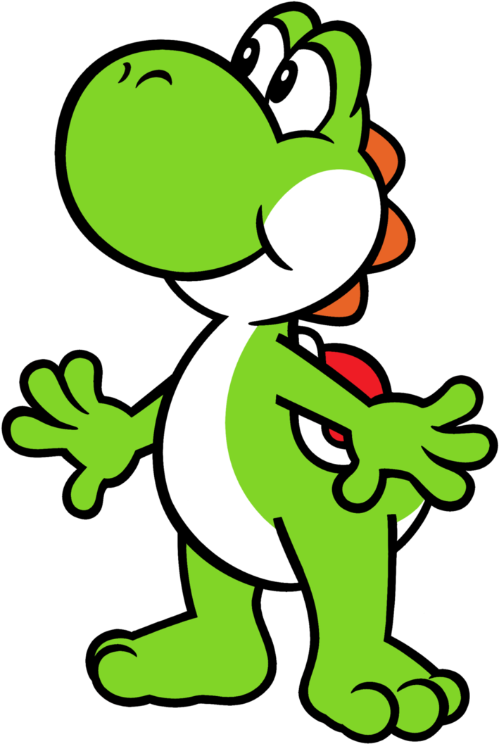 Shoeless Yoshi Vector By Charmandrigo On Deviantart - New 3ds Cover Plate Multi Yoshis (3ds / 2ds) (742x1077), Png Download