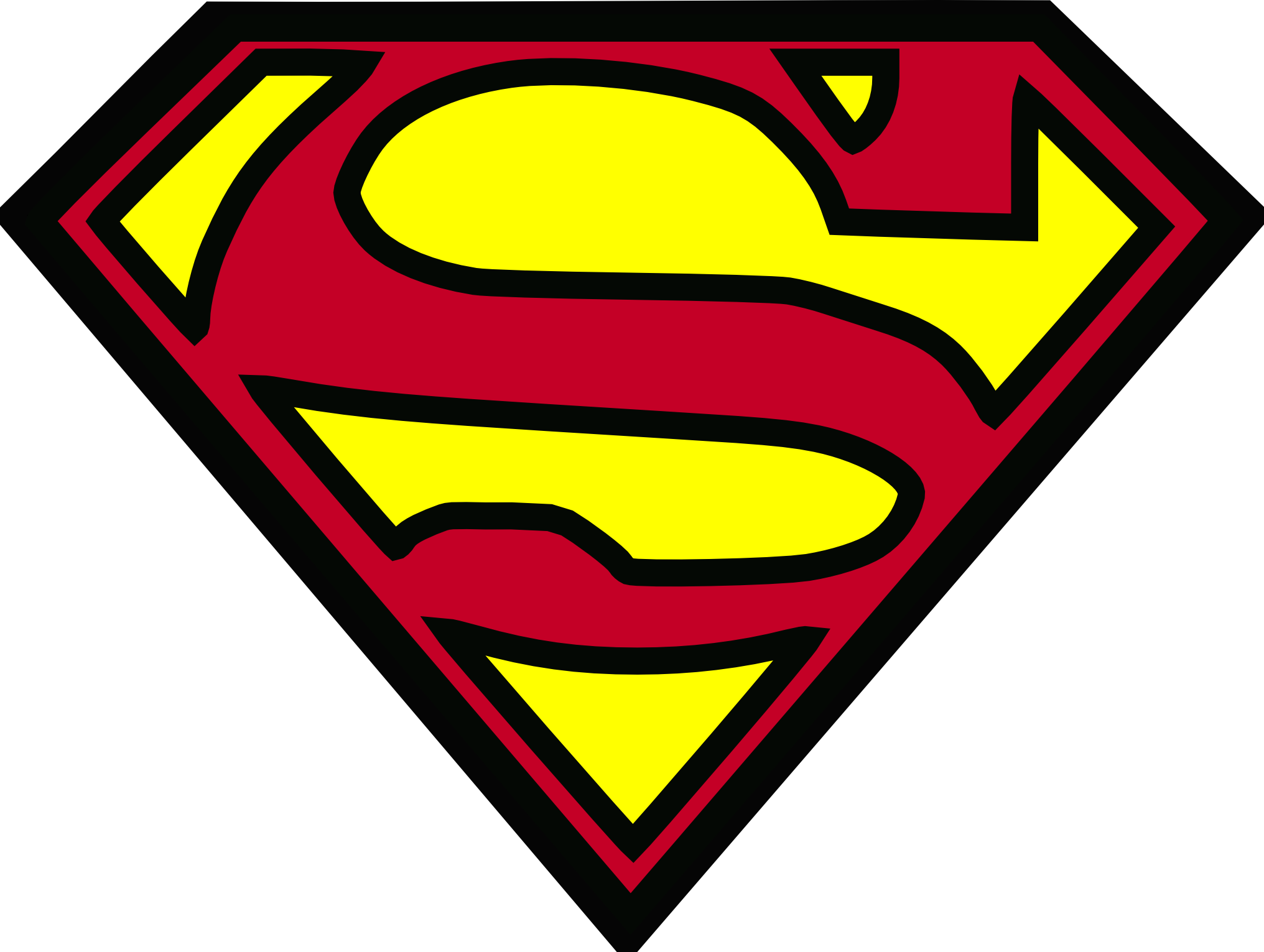 Superman Logo Png Clip Art Image - Superman Logo Png (1024x771), Png Download