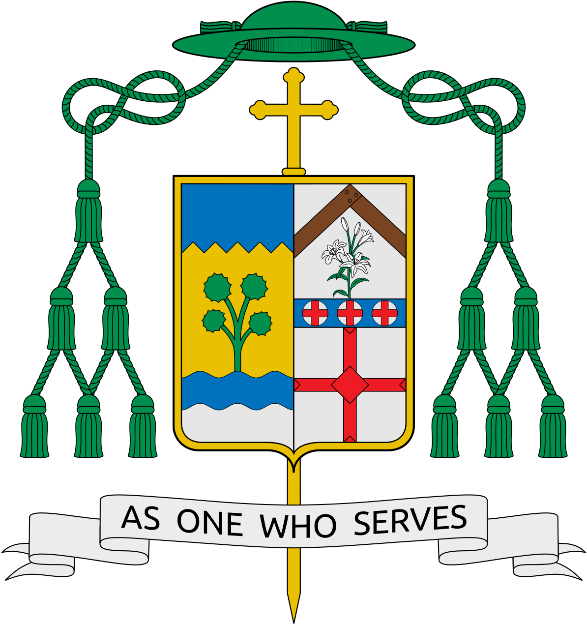 Coat Of Arms Of Joseph Anthony Pepe - Hector Coat Of Arms (563x600), Png Download