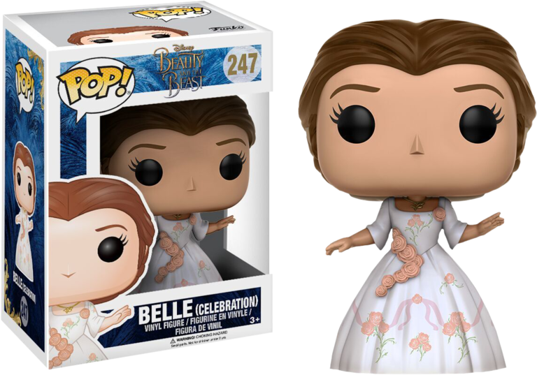 Beauty And The Beast - Beauty And The Beast Belle Funko Pop (768x537), Png Download