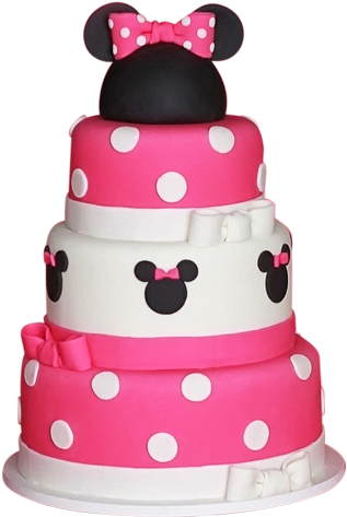 Cake Ideas For Girls - Minny Mouse Birthday Party Ideas (500x500), Png Download