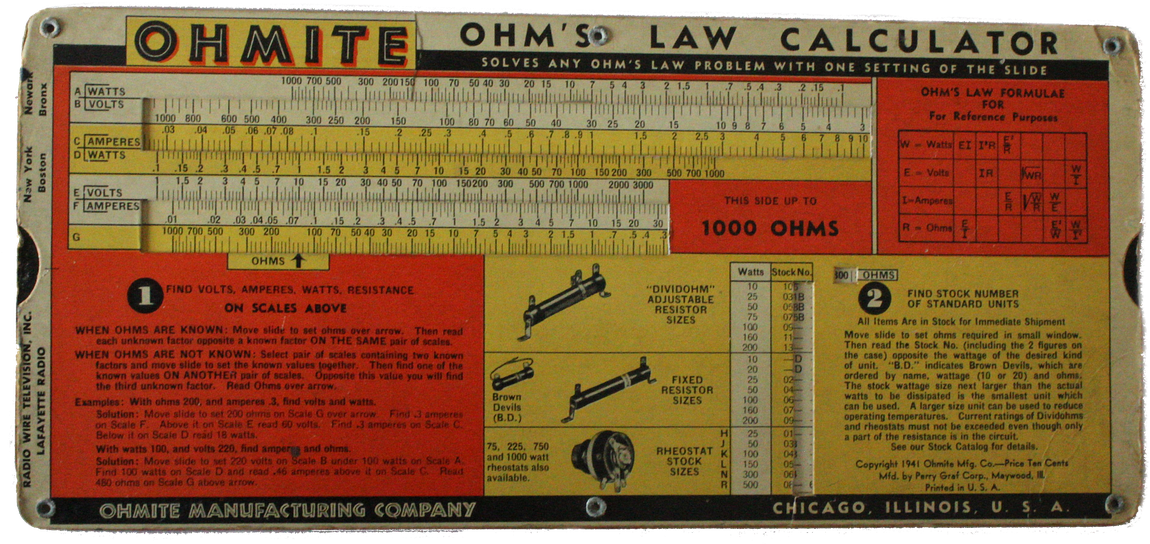 Calculator,png,ohms - Ohm's Law (1280x703), Png Download
