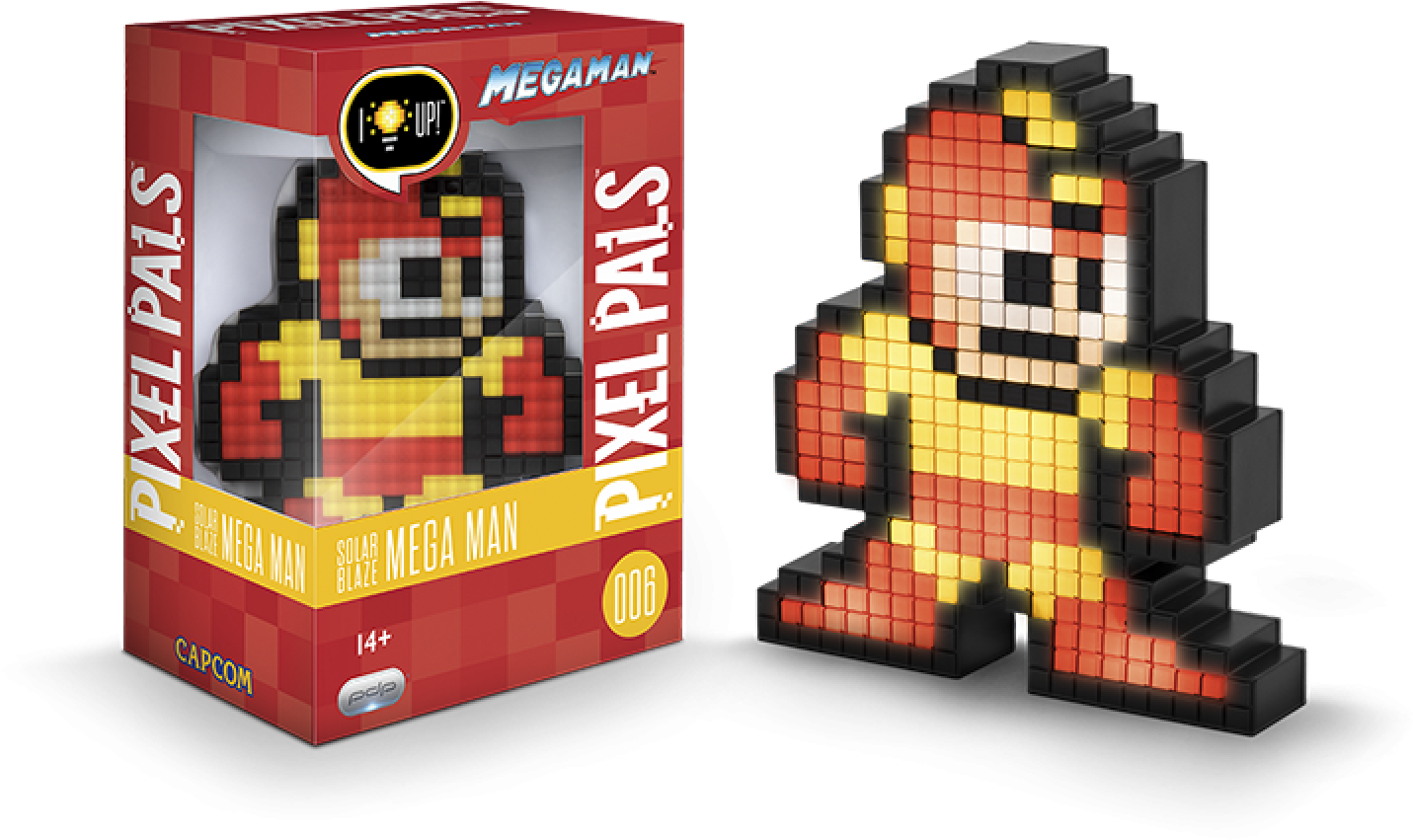Solar Blaze Mega Man - Pixel Pal Batman (800x800), Png Download