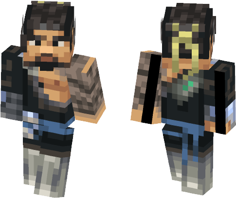 Male Minecraft Skins - Hanzo (584x497), Png Download