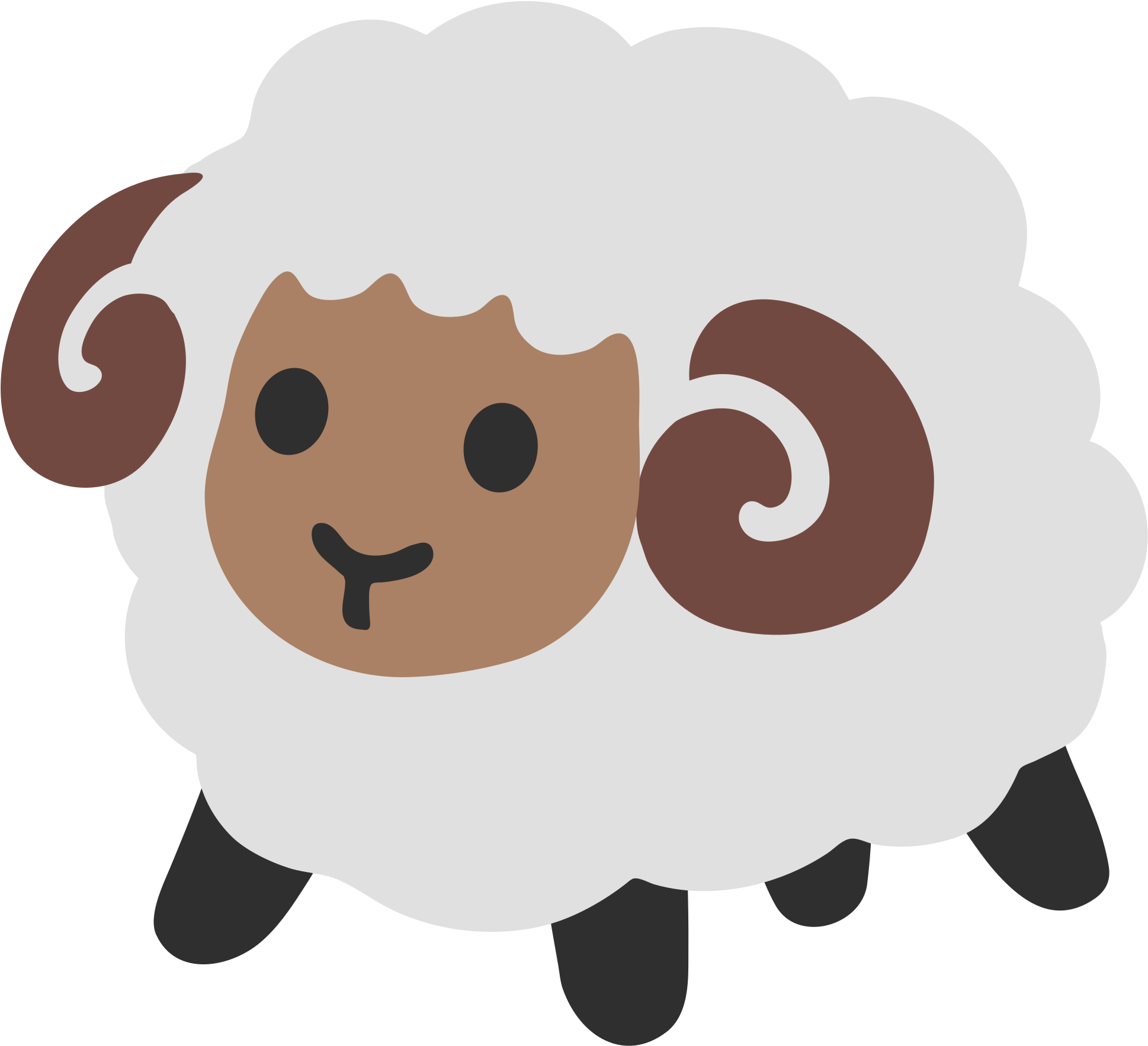 Download Sheep Emoji Png Clip Royalty Free 🐑 Emoji PNG Image with No