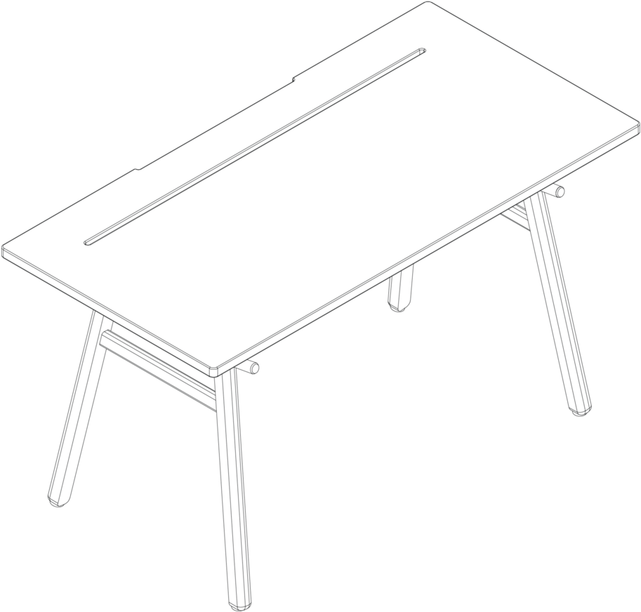 Desk 02 Illustration - Coffee Table (1024x960), Png Download