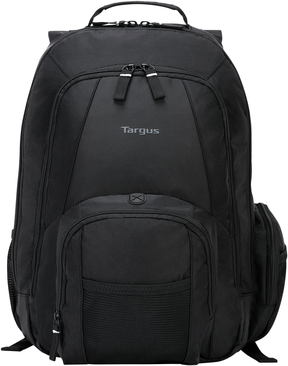 Black Backpack Png Image Background - Targus Groove (1200x1200), Png Download
