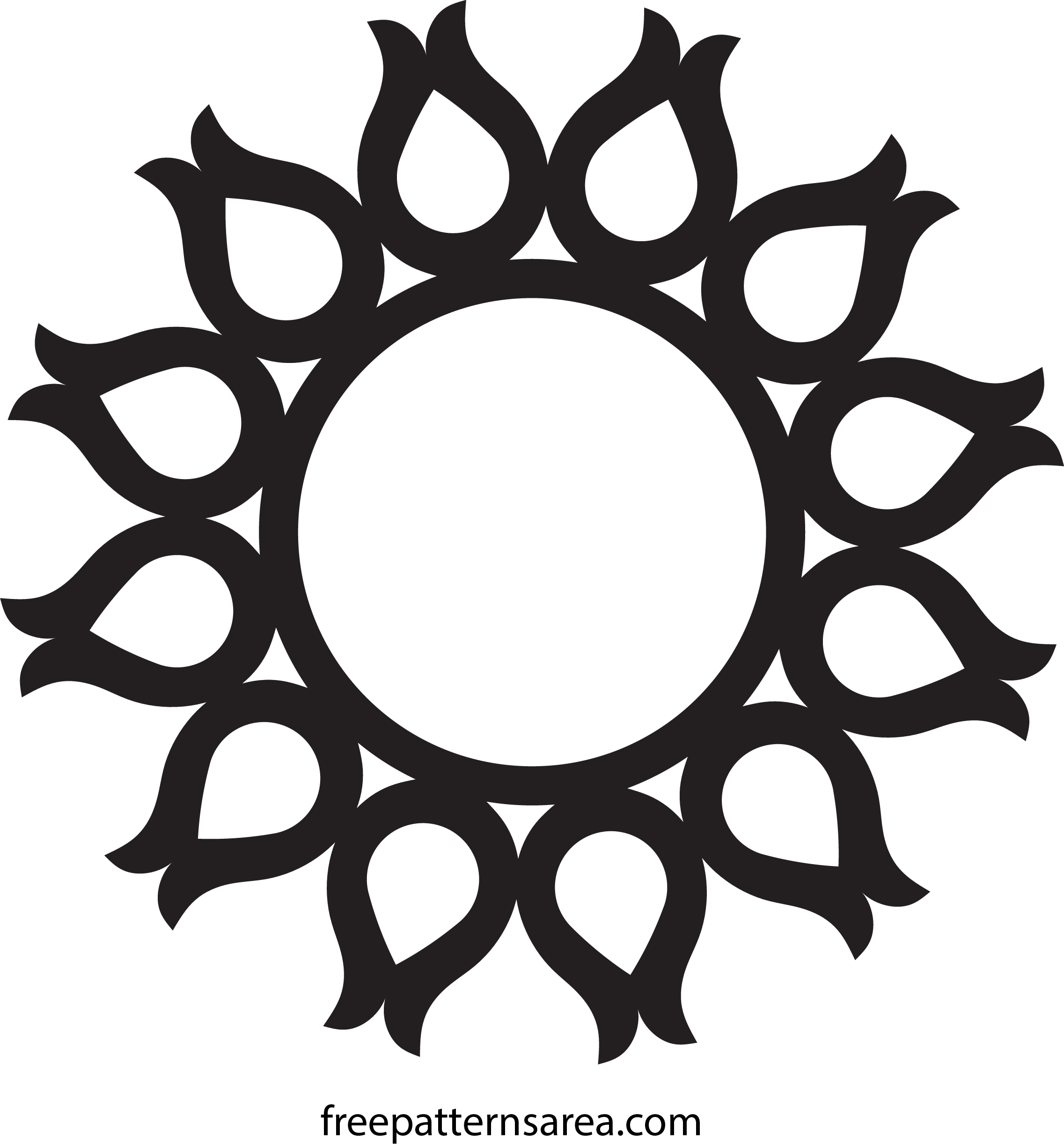 Wall Frame Cnc Cut Ready Template Files - Chain And Sprocket Gear (2273x2447), Png Download