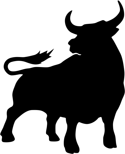 Services 0011 Agressive-bull - Bull Silhouette Logo (500x638), Png Download