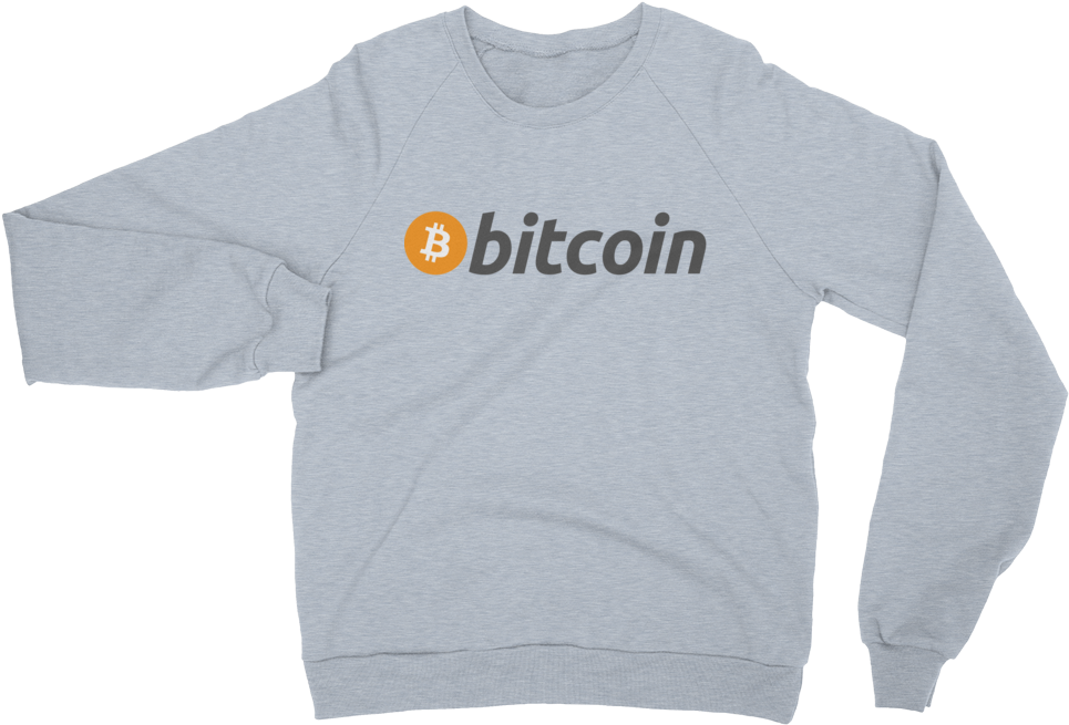 Bitcoin Logo Sweatshirt - Pottery Shirts (1000x1000), Png Download
