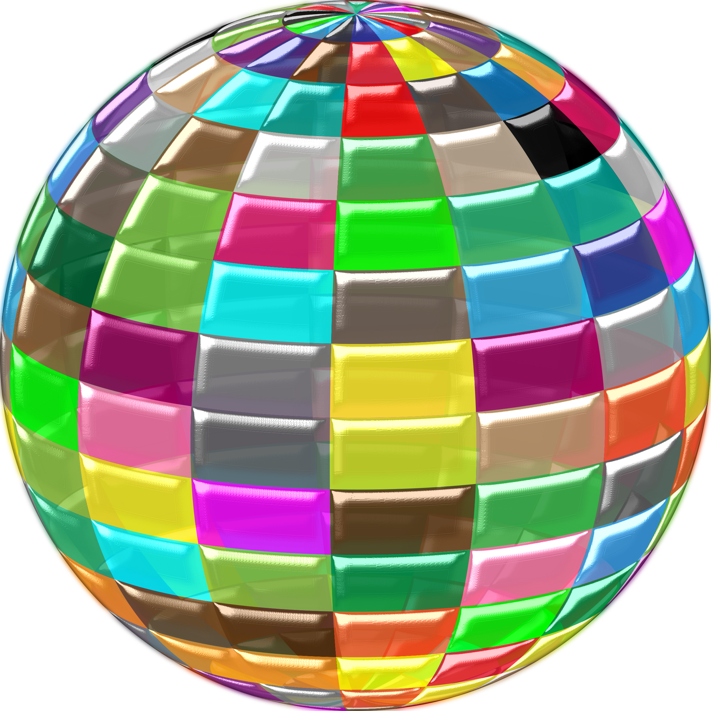 This Free Icons Png Design Of Geometric Beach Ball (2400x2400), Png Download