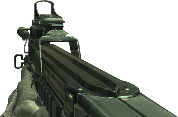 P90 Red Dot Sight Mw2 - Call Of Duty: Modern Warfare 2 (620x407), Png Download