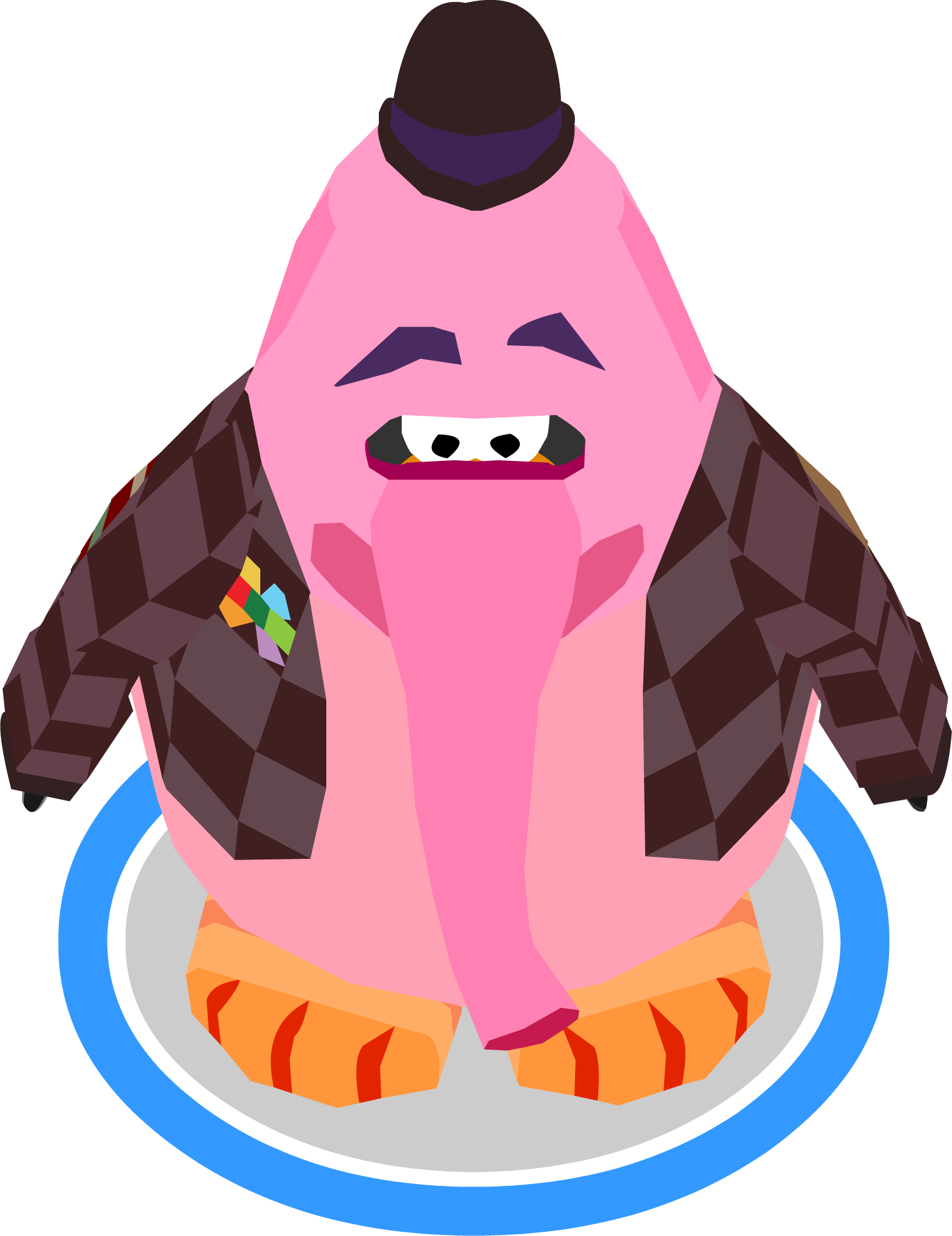 Bing Bong In-game - Bing Bong Club Penguin (1558x2022), Png Download