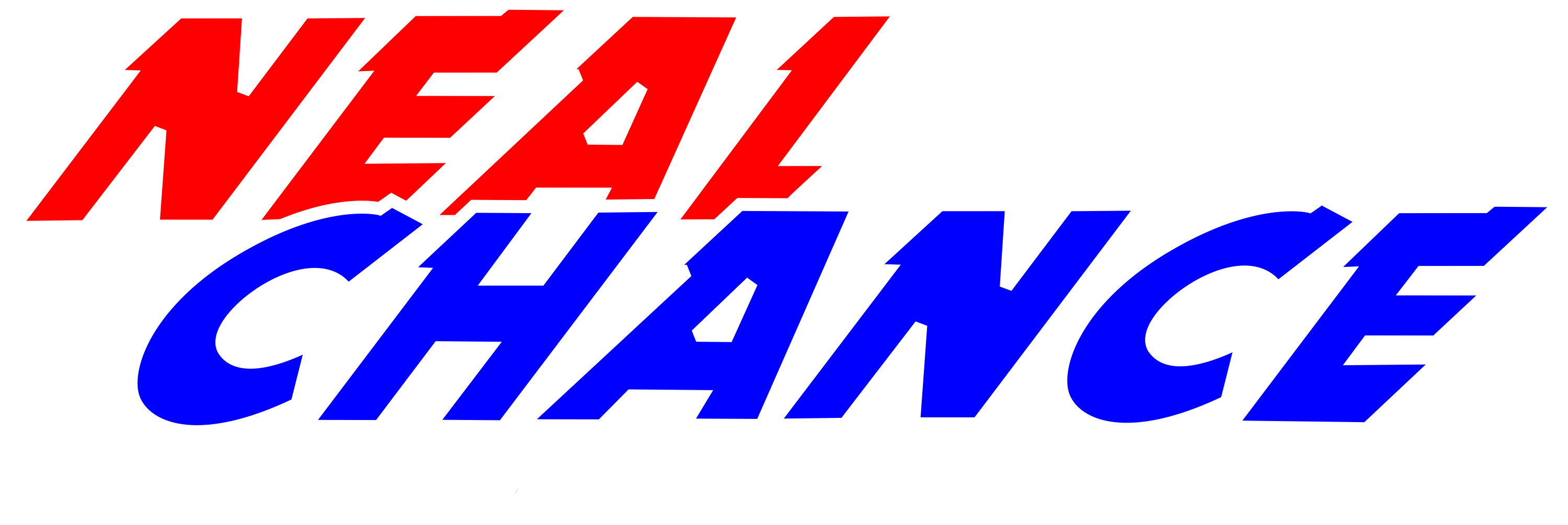 2016 New Logo, No Background, Png Format - No Chance Logo (2999x1005), Png Download