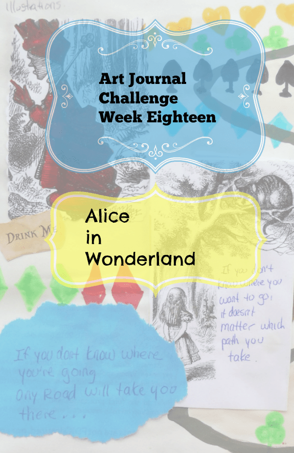Art Journal Challenge Week Eighteen Alice In Wonderland - Alice In Wonderland Cheshire Cat (575x885), Png Download