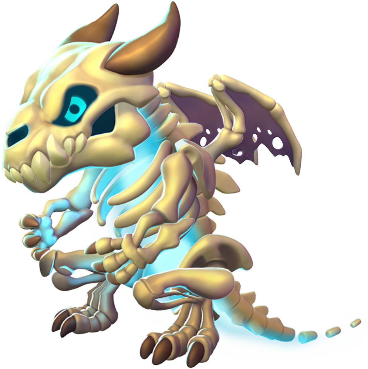 Bone Dragon (1213x1217), Png Download