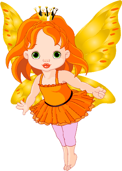 Clip Art Download Funny Baby Fairies Magical Images - Baby Fairy Clipart (600x600), Png Download
