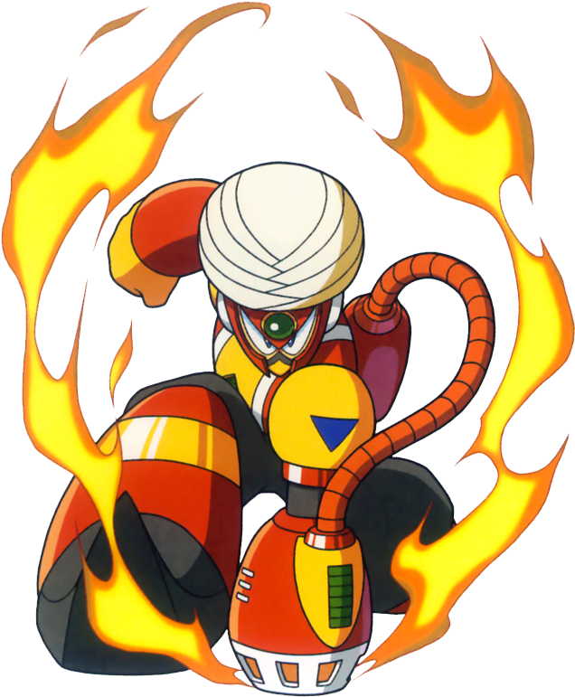 Mmkb, The Mega Man Knowledge Base - Mega Man Flame Man (664x793), Png Download